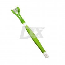 Зубная щетка c тремя головками Oratek, салатовая L031J