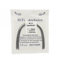 Дуга Niti суперєластичная натуральная 0.016 x 0.016 нижняя челюсть N141-1616L 10 шт