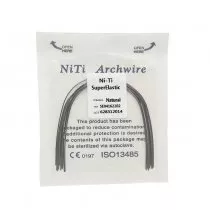 Дуга Niti суперєластічная натуральна 0.016 x 0.016 нижня щелепа N141-1616L 10 шт