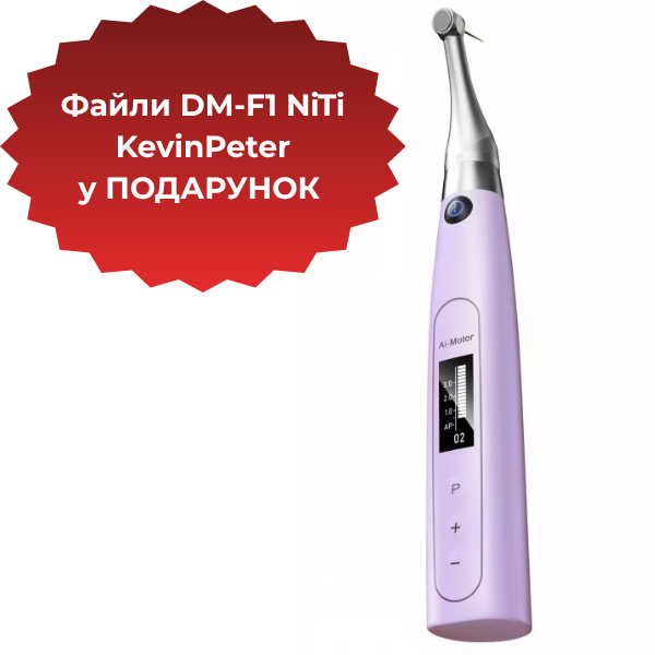 Ендомотор Ai-Motor фіолетовий+ Файли DM-F1 NiTi KevinPeter у ПОДАРУНОК! - фотография . Купить с доставкой в интернет магазине Dlx.ua.