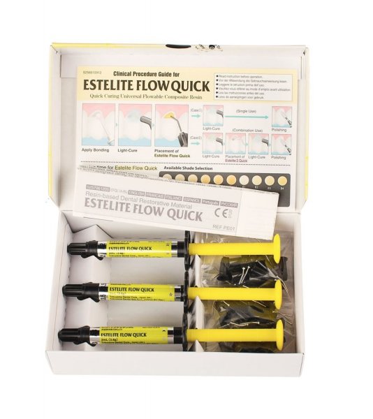 Estelite Flow Quick (Естелайт Флоу) Suringe Kit 3 x 3.6 г - фото . Купити з доставкою в інтернет магазині Dlx.ua.