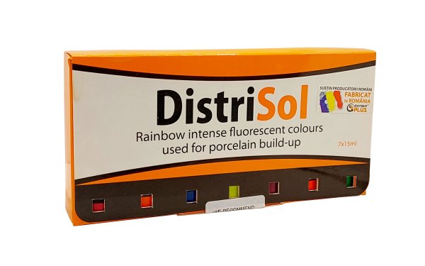 Флуоресцентний барвник для кераміки Distrisol 7 x 15 мл - фотография . Купить с доставкой в интернет магазине Dlx.ua.