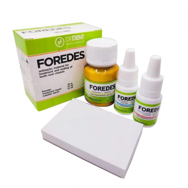 Форедес (Foredes) резорцин-формаліновий матеріал 30 г + 10 мл + 10 мл - фото . Купити з доставкою в інтернет магазині Dlx.ua.