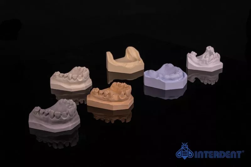 Гіпс INTERROCK NEW (тип 4) слонова кістка 1 кг, INTERDENT 982 — Матеріали зуботехнічні — photo 3