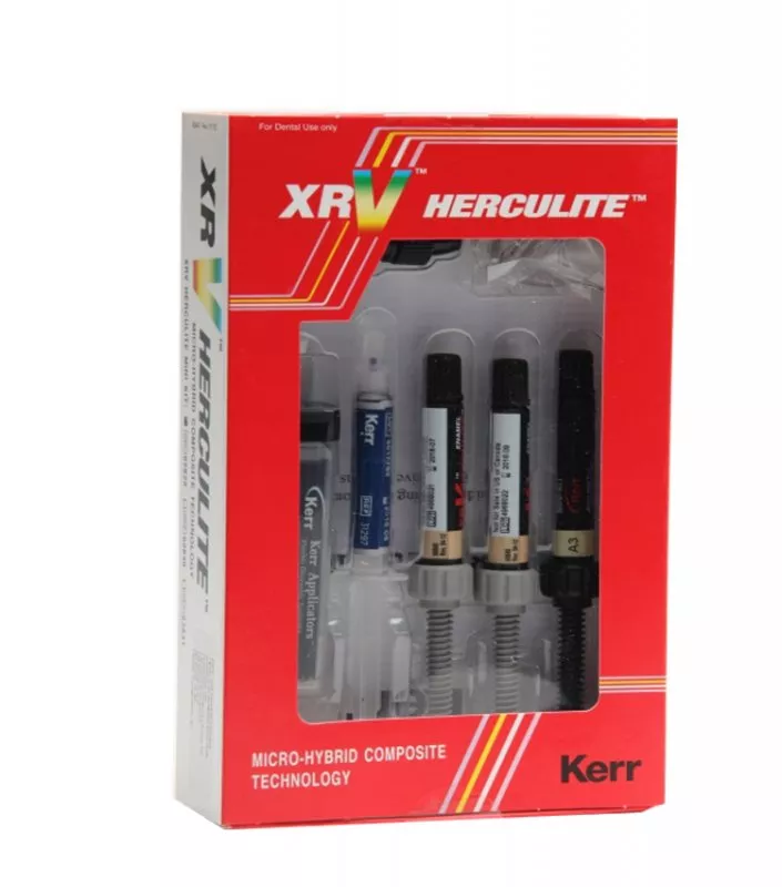 Kerr Herculite XRV Mini Kit (Геркулайт Міні Кіт) 3 x 3 г + 3 мл 62829 — Матеріали терапевтичні — photo 2