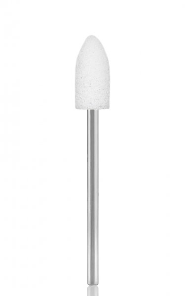 Камень карборундовый белый цилиндр закругленный A8 - фотография. Купить с доставкой в интернет магазине DLX 