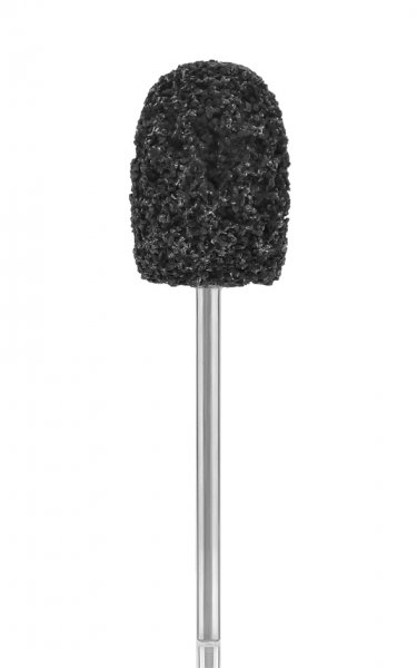 Камень карборундовый черный цилиндр закругленный большой E2