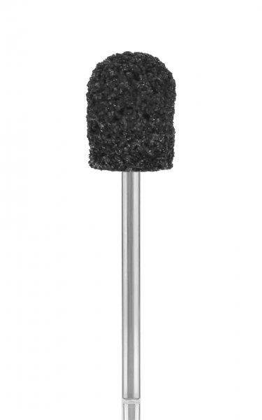 Камень карборундовый черный цилиндр закругленный D11