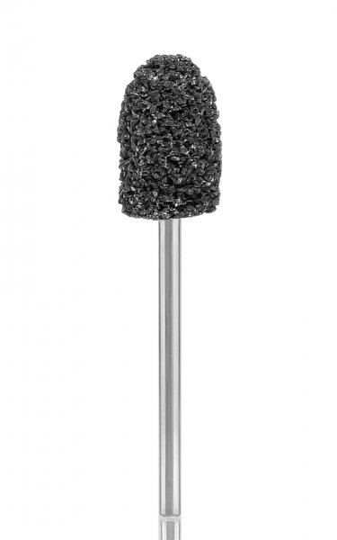 Камень карборундовый черный цилиндр закругленный D2 - фотография. Купить с доставкой в интернет магазине DLX 