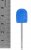 Камень карборундовый синий цилиндр закругленный A2 - фотография. Купить с доставкой в интернет магазине DLX 2