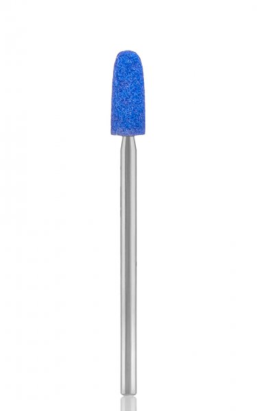 Камень карборундовый синий цилиндр закругленный B8 - фотография. Купить с доставкой в интернет магазине DLX 