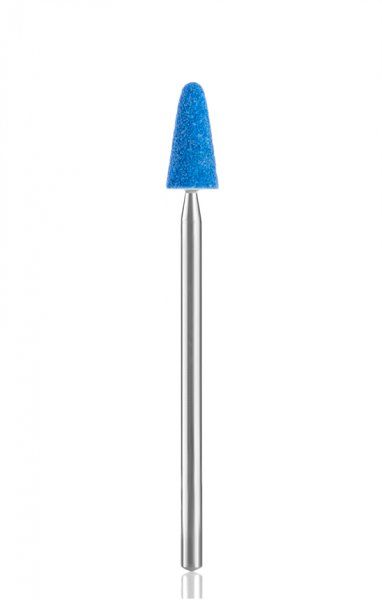 Камень карборундовый синий конус закругленный B10 - фотография. Купить с доставкой в интернет магазине DLX 