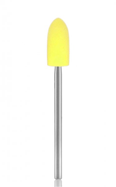 Камень карборундовый желтый цилиндр закругленный A8 - фотография. Купить с доставкой в интернет магазине DLX 