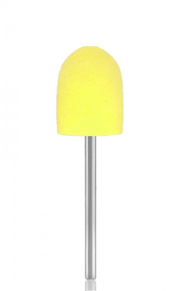 Камень карборундовый желтый широкий конус B1 - фотография. Купить с доставкой в интернет магазине DLX 