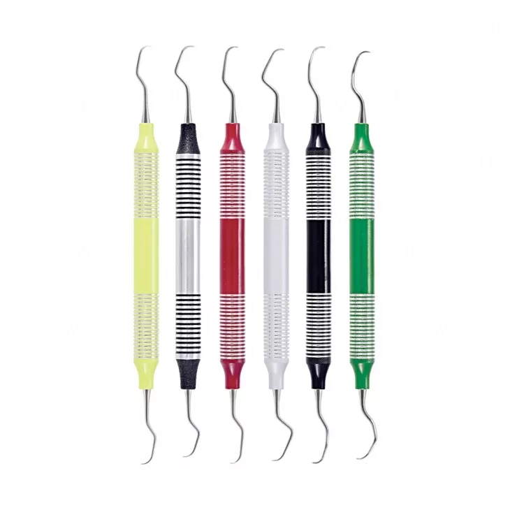 Asim Instruments Кюрета Gracey Mini five набір 6 шт DE-531-536 — Парадонтологічні інструменти — photo 3