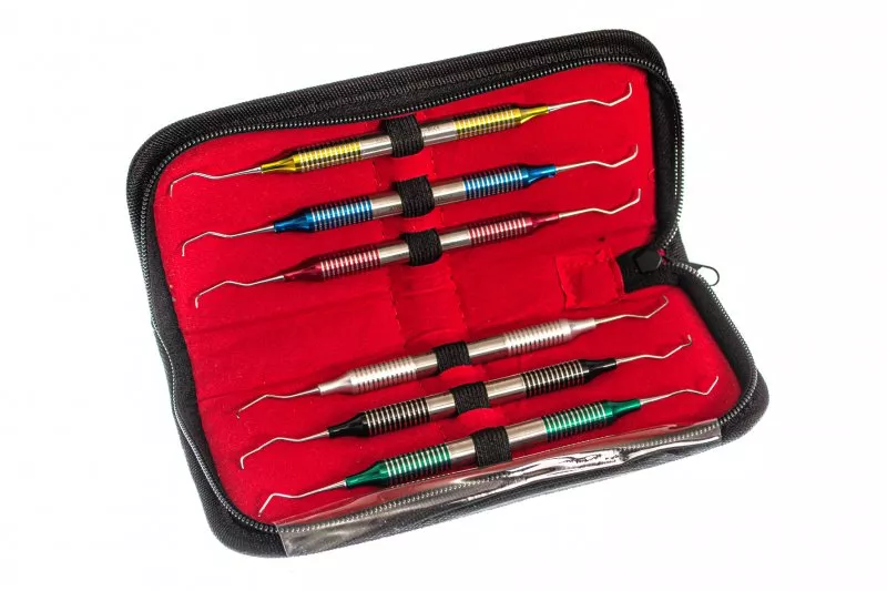 Asim Instruments Кюрета Gracey Mini five набір 6 шт DE-531-536 — Парадонтологічні інструменти — photo 2