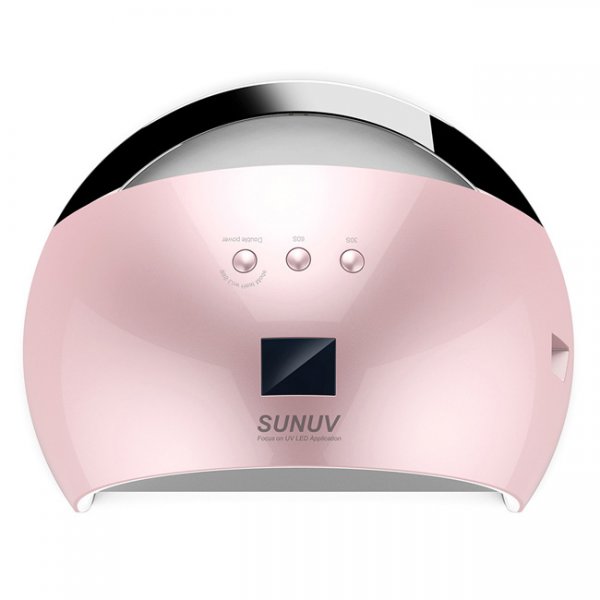 Лампа UV LED для маникюра SUN6S 48 Вт розовая - фотография. Купить с доставкой в интернет магазине DLX 