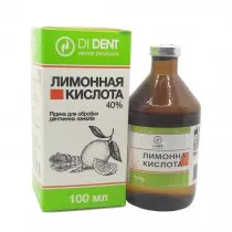 Лимонная кислота Dident 40% 100 г