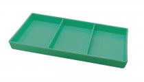 Лоток для інструментів пластиковий, який автоклавується, 653-17 зелений