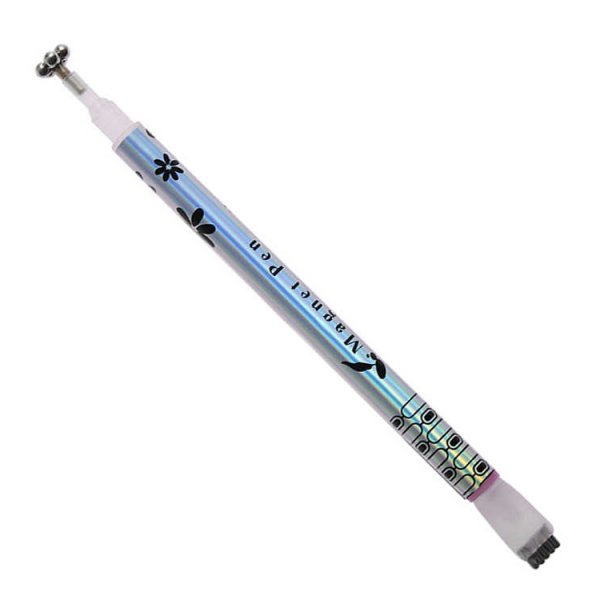 Магніт - ручка для лаків Квіточка срібло - фотография . Купить с доставкой в интернет магазине Dlx.ua.