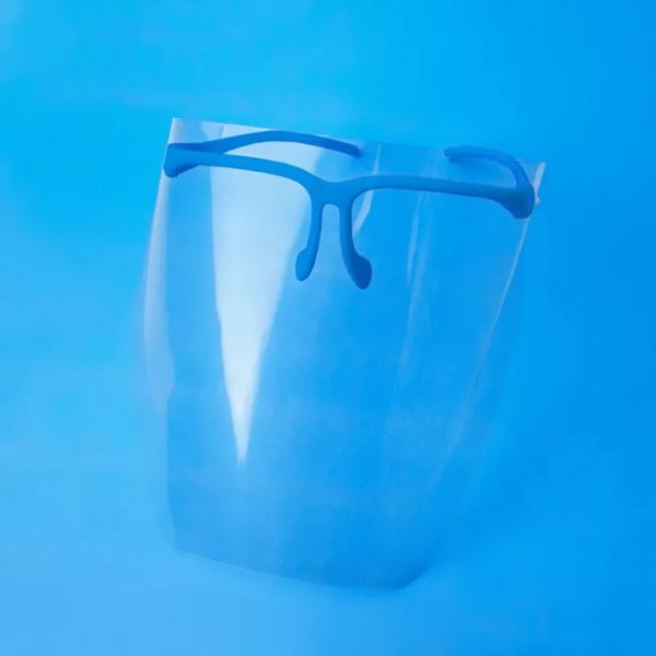 Маска захисна з оправою + 10 щитків Блакитний - фото . Купити з доставкою в інтернет магазині Dlx.ua.