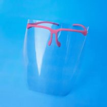 Маска захисна з оправою + 10 щитків Рожевий