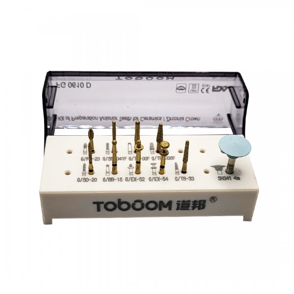 Набір турбінних борів для препарування під кераміку та цирконій ANTERIOR FG0610D - фото . Купити з доставкою в інтернет магазині Dlx.ua.