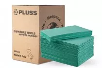Нагрудники PLUSS двухслойные 500 шт зеленые