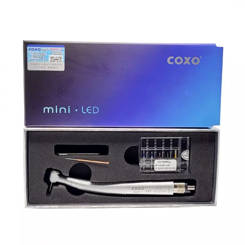 Наконечник турбінний COXO CX207-F H05-MP4 LED міні голова — photo 3