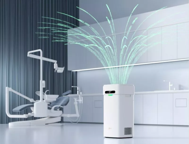 Очищувач повітря Woodpecker Q3 (дезінфектор, іонізатор) — Обладнання для дезінфекції й стерилізації — photo 3