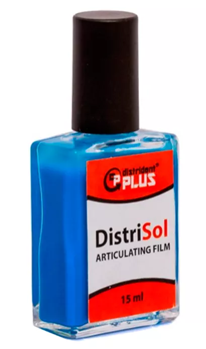 Distrident Plus Оклюзійна рідина (Distrisol Articulating Film) 15 мл Синій — Матеріали зуботехнічні — photo 2
