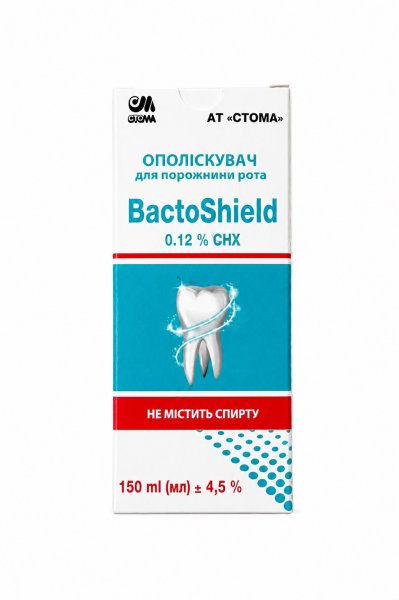 Ополіскувач для ротової порожнини BactoShield 150 мл - фото . Купити з доставкою в інтернет магазині Dlx.ua.