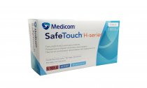 Рукавички нітрилові Medicom H-series сині 50 пар