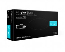 Перчатки нитриловые Nitrylex черные 50 пар