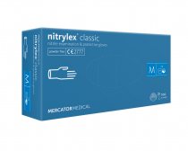 Рукавички нітрилові Nitrylex Classic голубі 50 пар