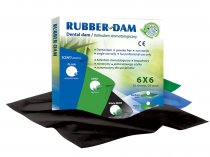 Платки для набора Раббер Дам (Rubber-Dam) черные, средние 36 шт, Cercamed