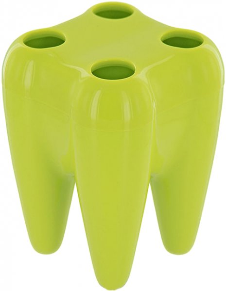 Подставка YS-015 (для зубных щеток) зеленая - фотография. Купить с доставкой в интернет магазине DLX 