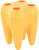 Подставка YS-015 (для зубных щеток) желтая