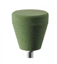 Полировщик резиновый на держателе для керамики и пластмассы зеленый SK4163
