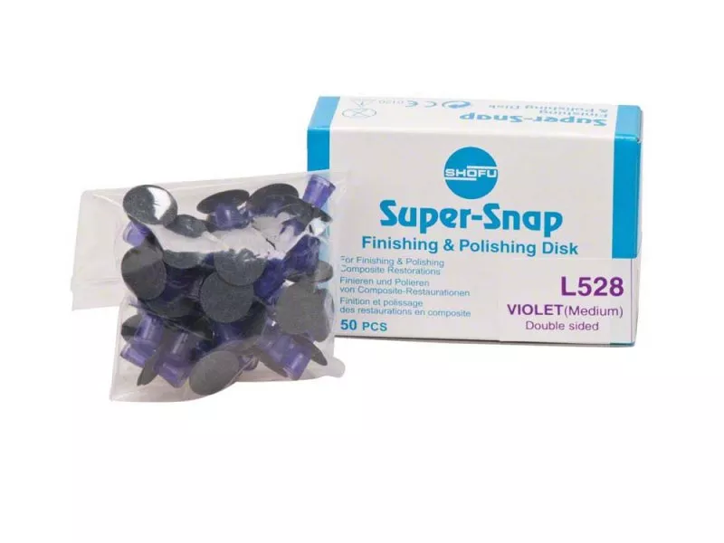 Shofu Поліри Super-Snap L528 (Супер Снап) Диск 50 шт — Терапевтичні інструменти — photo 2
