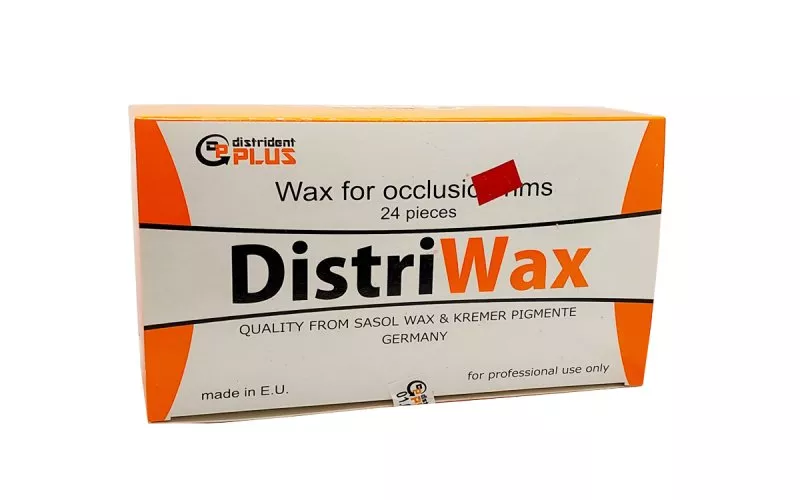 Distrident Plus Прикусні воскові валики у формі щелепи (Distriwax Wax for occlusion rims) 24 шт — Матеріали зуботехнічні — photo 2