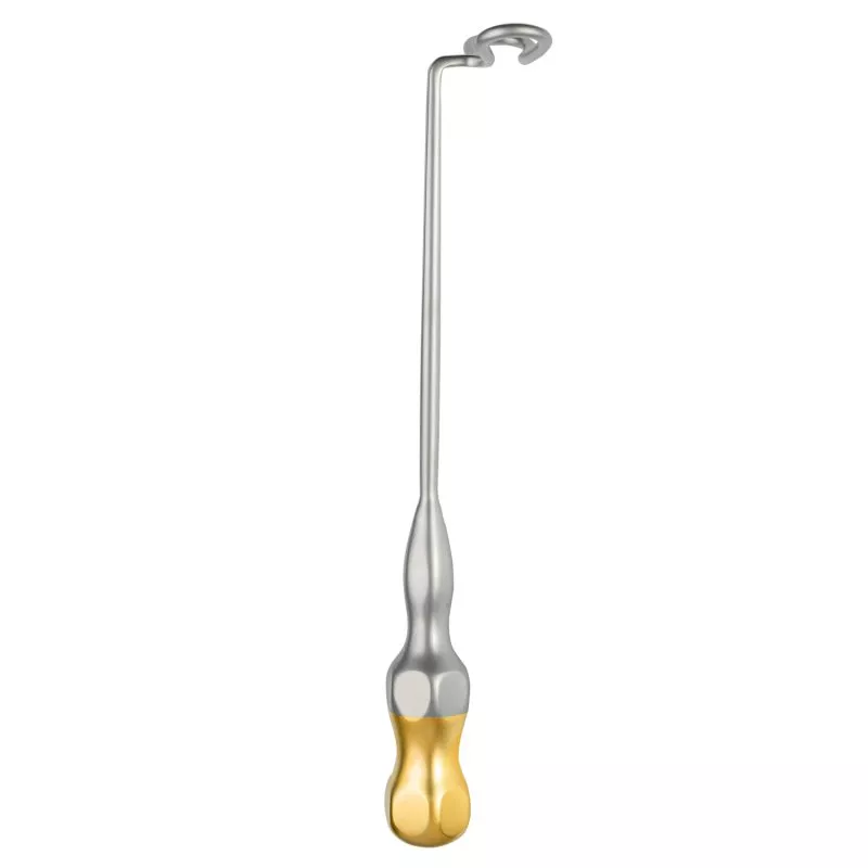Asim Instruments Ретрактор щоковой правий (Gold-Handle) DE – 972 — Терапевтичні інструменти — photo 3