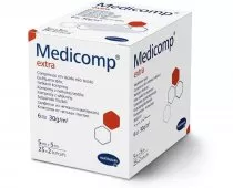 Серветки з нетканого матеріалу Medicomp (5 см x 5 см) 2 x 25 шт