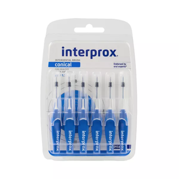 DENTAID Щітка міжзубна INTERPROX 4G, CONICAL 1.7 мм, 6 шт — Засоби особистої гігієни — photo 2