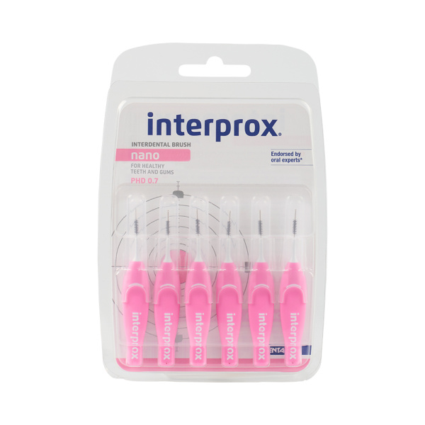 Щітка міжзубна INTERPROX 4G, NANO 0.7 мм, 6 шт - фото . Купити з доставкою в інтернет магазині Dlx.ua.
