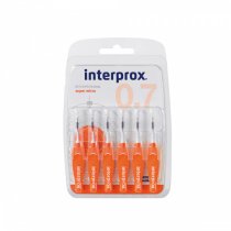 Щітка міжзубна INTERPROX 4G, SUPER MICRO 0.7 мм, 6 шт