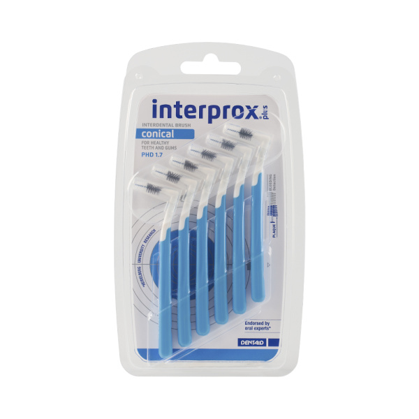 Щітка міжзубна INTERPROX PLUS 2G, CONICAL 1.7 мм, 6 шт - фотография . Купить с доставкой в интернет магазине Dlx.ua.