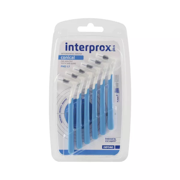 Щітка міжзубна INTERPROX PLUS 2G, CONICAL 1.7 мм, 6 шт - фото . Купити з доставкою в інтернет магазині Dlx.ua.