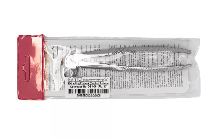 Asim Instruments Щипці для видалення зубів (Англійська форма) №13 DE-006 — Хірургічні інструменти — photo 4