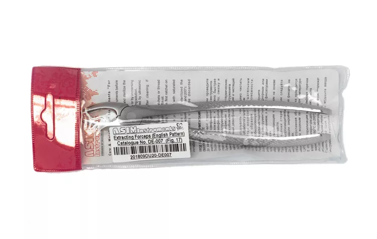 Asim Instruments Щипці для видалення зубів (Англійська форма) №17 DE-007 — Хірургічні інструменти — photo 4
